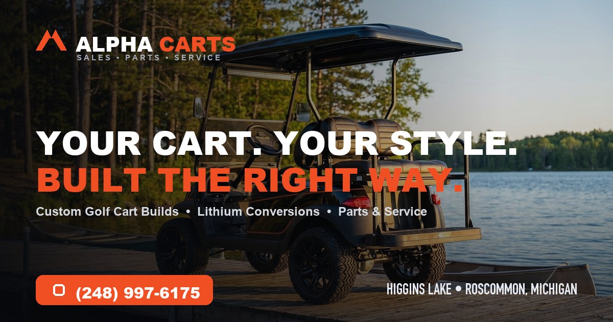 Alpha Carts custom golf cart website